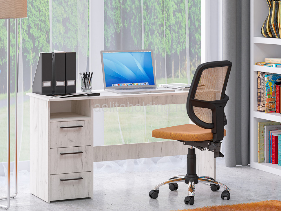 Стол "Фронда 7"с ящиками  Крафт светлый