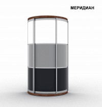 Радиусный шкаф-купе &quot;МЕРИДИАН стандарт&quot; 