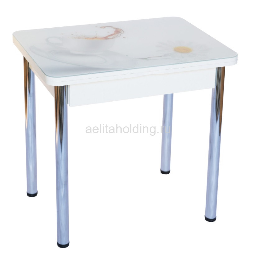 Стол раскладной Д37 с ящиком и фотопечатью 800*600 (1200) h750 