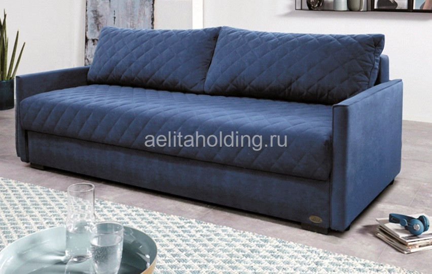 Диван  еврокнижка НЕАПОЛЬ с тонкими подлокотниками