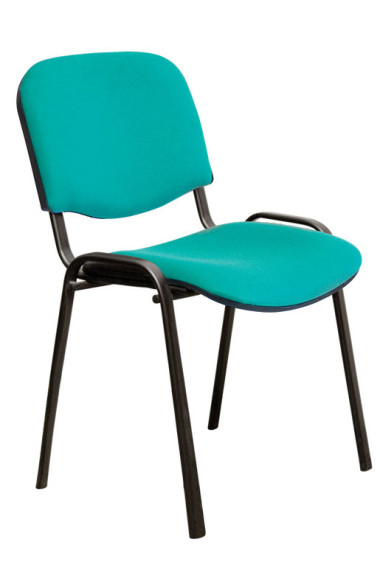 Стул ИЗО черный, кожзам бирюзовый WIN 18 — Аэлита