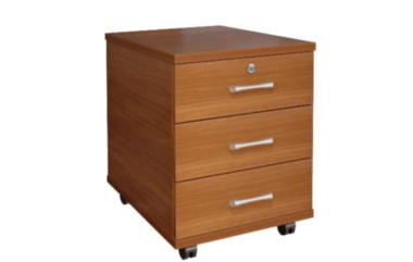 Тумба ТМ25 подкатная  Монолит 406х518х534 с замком 3 ящика — Аэлита