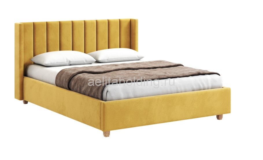 Кровать двуспальная Венера-9(3) с мягкой спинкой