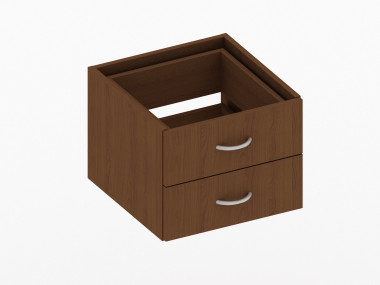 Тумба подвесная с ящиками (2 ящика) — Аэлита