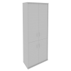 Шкаф высокий широкий Рива (2 низкие двери ЛДСП, 2 средние двери ЛДСП)
