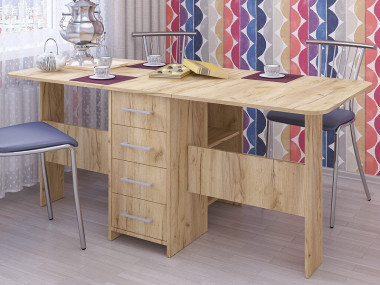 Стол-книжка с тумбой 750х1800(400)х800 — Аэлита