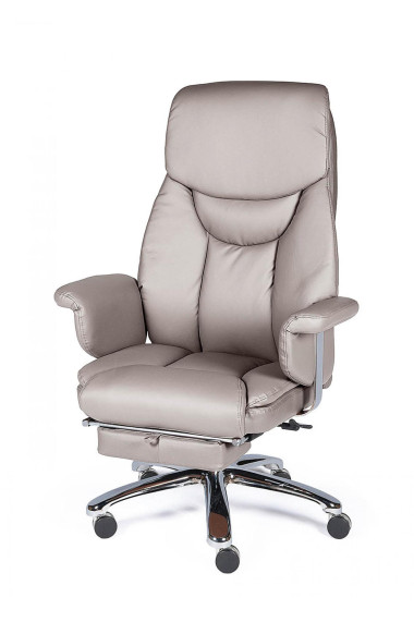 Кресло руководителя  Парламент (серо-коричневый) — Аэлита