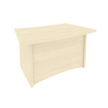 Стол руководителя криволинейный First 1400 — Аэлита