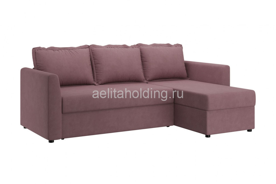 Диван угловой Сидней (Дымчато-розовый)