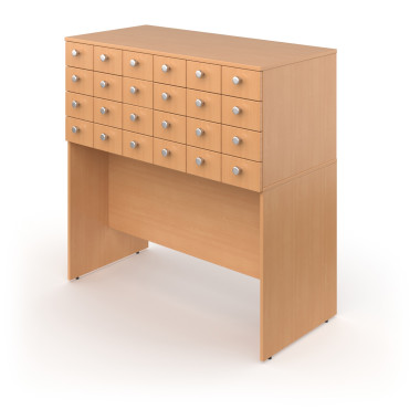 Шкаф картотечный 24 ящика для библиотек — Аэлита