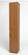 Шкаф КМ55 Монолит узкий 374х390х2046 с дверью(КМ45+ДМ48+ФД06)
