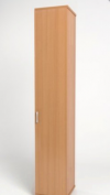 Шкаф КМ55 Монолит узкий 374х390х2046 с дверью(КМ45+ДМ48+ФД06)