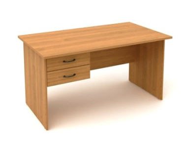 Стол с подвесной тумбой (1602х702х750) (СФ01+ТФ09) — Аэлита