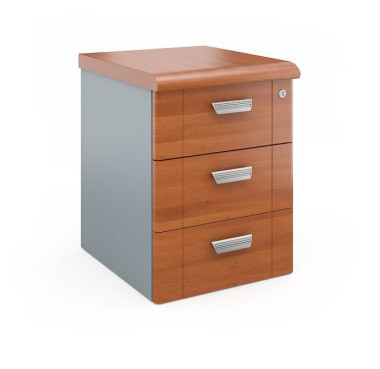 Тумба универсальная с 3 ящиками к столу СТ-1.6 (с топом) — Аэлита