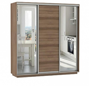 Шкаф-купе ТРИО Медиум (ЗДЗ) 2 зеркала — Аэлита