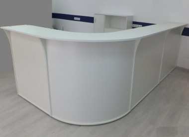 Стойка ресепшн Рива 2830х1890х1150   &mdash; Аэлита