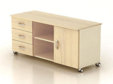 К41 Модерн Тумба выкатная широкая 1204х520х590 &mdash; Аэлита