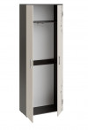 Шкаф комбинированный «Витра» тип 1 (Венге Цаво/Дуб Белфорт с рисунком), ширина 750 мм, глубина 360 мм, высота 2041 мм