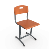 Стул ученический АЭЛИТА Универсал регулируемый, круглая труба / пластик цветной