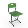 Стул ученический АЭЛИТА Универсал регулируемый, круглая труба / пластик цветной