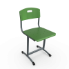 Стул ученический АЭЛИТА Универсал нерегулируемый, круглая труба / пластик цветной