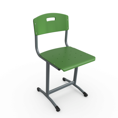 Стул ученический АЭЛИТА Универсал нерегулируемый, круглая труба / пластик цветной &mdash; Аэлита