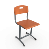 Стул ученический АЭЛИТА Универсал нерегулируемый, круглая труба / пластик цветной