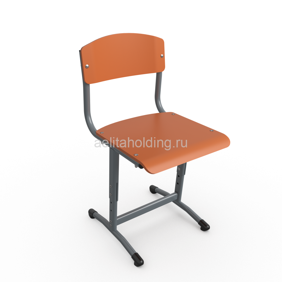 Стул ученический АЭЛИТА Универсал регулируемый на круглой трубе, цветной лак