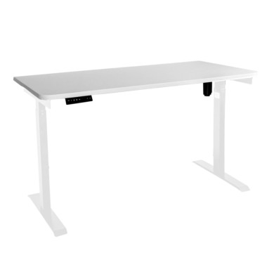 Стол с регулировкой высоты электрический LuxAlto LA-T33-E6 белый/белый ЛДСП 140*60*2.5 — Аэлита