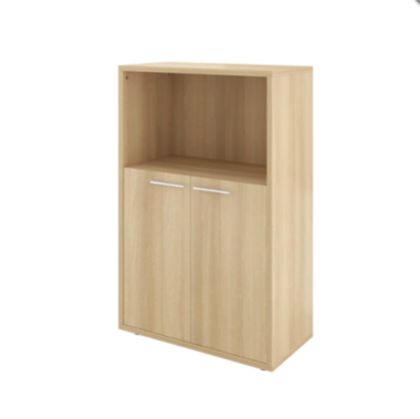 Шкаф ДБ46 Дублин низкий с открытой полкой  800х400х1250(ДБ23+ДБ27*2) — Аэлита