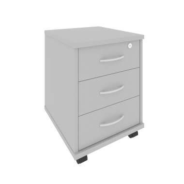 Тумба подкатная Рива (3 ящика, с замком) — Аэлита