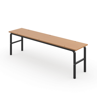 Банкетка жесткая на прямоуг.трубе 1250*320*420  — Аэлита