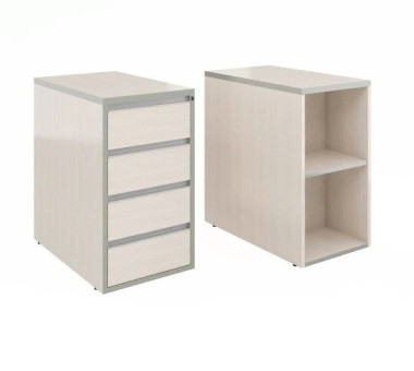 Тумба приставная 2-сторонняя с полкой 426х700х750 — Аэлита