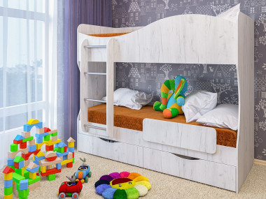 Кровать двухъярусная КУЗЯ 1700х2030х960 — Аэлита