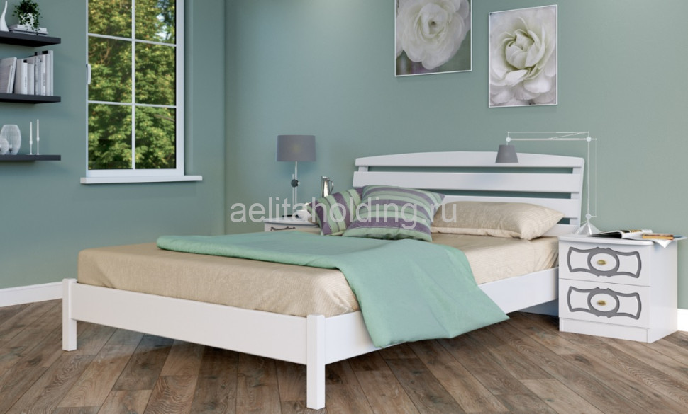 Кровать "Камелия-1" из натурального дерева