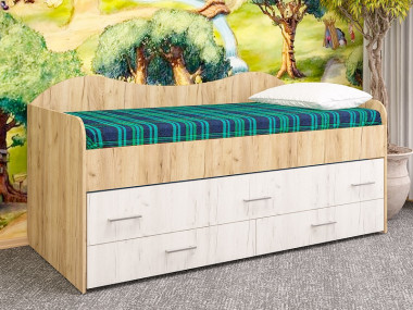 Кровать детская двухместная НИМФА 1100х2032х950 — Аэлита