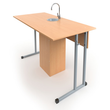 Стол ученический лабораторный с сантехникой — Аэлита